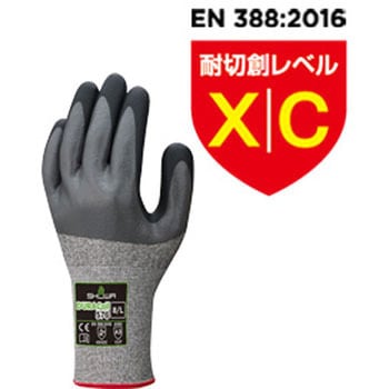 耐切創手袋 デュラコイル ニトリルゴム製ナックルコートタイプ576 ショーワグローブ