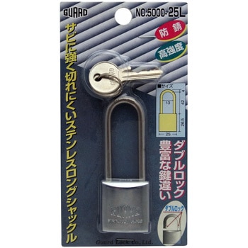 No.5000-25L �X�e�����X �c���� �싞�� �K�[�h���b�N �L�[�� �V���o�[�F 40235668