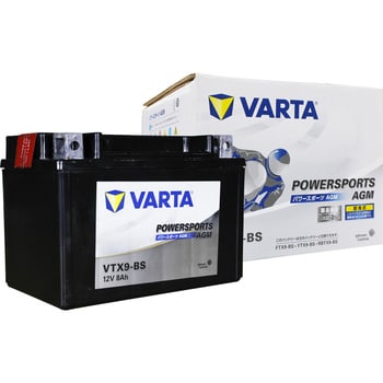 VTX9-BS VARTA 二輪用バッテリー(液入タイプ) 1個 VARTA(バルタ) 【通販モノタロウ】