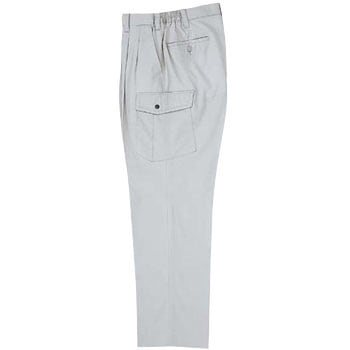 1276 プリーツロンミニハイブリッド ツータックラットズボン(春夏用) ジーベック