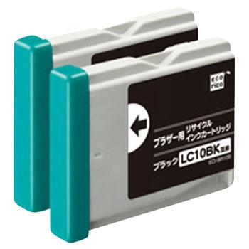 リサイクルインク Brother対応 LC10 エコリカ