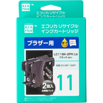 リサイクルインク Brother対応 LC11 エコリカ