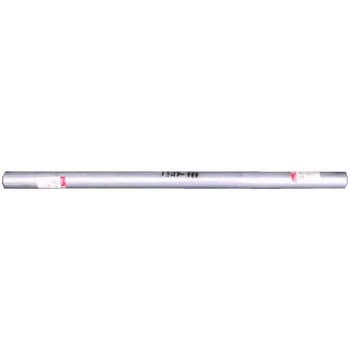 ストレートパイプ 1M(鉄製・ユニクロメッキ白) YSK(山脇産業)