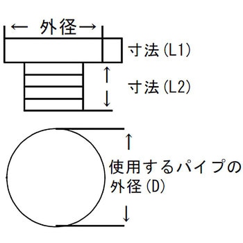 パイプ用蓋(ポリエチレン) YSK(山脇産業)