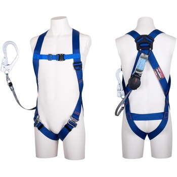 フルハーネス型墜落制止用器具 ライトハーネス(LIGHT HARNESS)ランヤード付 ワン・ハンド リトラ付 ツヨロン(藤井電工)