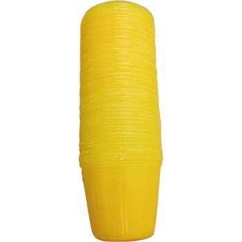 7 5cm 黄 カラーポリポット 渡辺泰 サイズ F7 5 Cm 色 黄 高さ 66mm 1セット 100個 通販モノタロウ