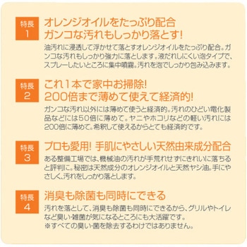 スーパーオレンジ 多目的クリーナー 業務用 UYEKI