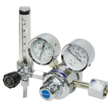 FR-ⅡS-MAG MAGガス用流量計付二段式圧力調整器 1台 ユタカ(Crown