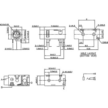 Φ3.5-2極小形単頭ジャック マル信無線電機