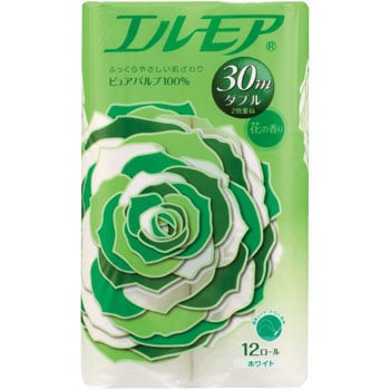 エルモアトイレットロール 花の香り カミ商事 材質パルプ100% - 【通販モノタロウ】