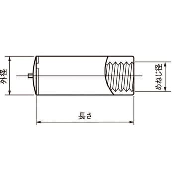 SUS-TP8×10-M4 めねじスタッド(TP型)(袋) 1袋(50個) 日本ドライブ