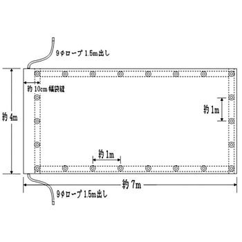 前絞りトラックシート 日本マタイ