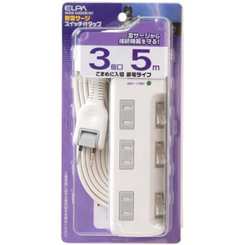 WBS-N305B(W) �X�C�b�`�t�T�[�W�^�b�v 3�� ELPA 40429286