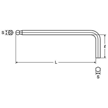 HBL60N L型ホローレンチ ボールポイント ネオ 1本 ミトロイ 【通販