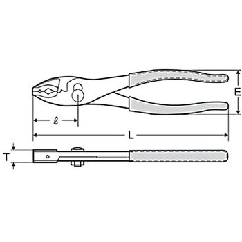 コンビネーションプライヤ ソフト ミトロイ