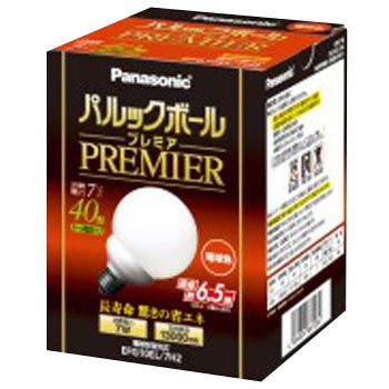 ま*い様 Panasonic パルックボール プレミア 10個 E26口金 電球形蛍光灯 パルックボールプレミア G10形 E26 Panasonic