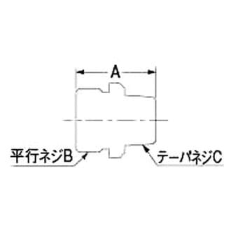 異径フレキパイプ用ニップル カクダイ