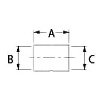 6693-28.58×22.22 銅管ソケット 1個 カクダイ 【通販サイトMonotaRO】