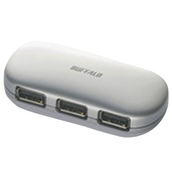 BSH4A01SV BUFFALO USB2.0Hub �Z���t&�o�X�p���[ 4�|�[�g BUFFALO(�o�b�t�@���[) 40498001