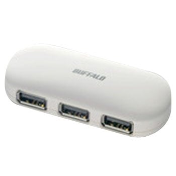 BSH4A01WH BUFFALO USB2.0Hub �Z���t&�o�X�p���[ 4�|�[�g BUFFALO(�o�b�t�@���[) 40498017