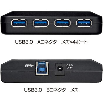 4ポートUSB3.0ハブ