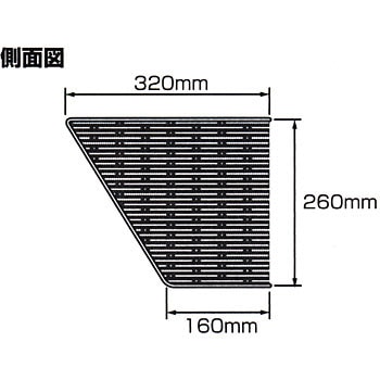 10セット メッシュバスケット カゴ 縦×横32×45cm 深さ18cm 店舗用 688-0500110 籐風バスケット 1個 KITACO 【通販モノタロウ】
