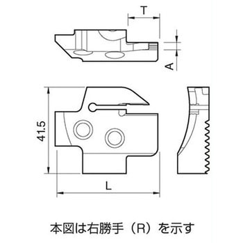 ホルダ 京セラ 突っ切り・溝入れ用 【通販モノタロウ】