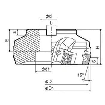 MSRS15125R-8T-M ホルダ 1個 京セラ 【通販サイトMonotaRO】