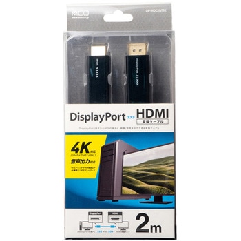 DisplayPort to HDMI2.0ケーブル MCO