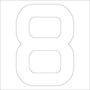 カッティングステッカー 白 グリーンクロス