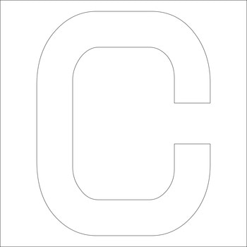 カッティングステッカー 白 グリーンクロス