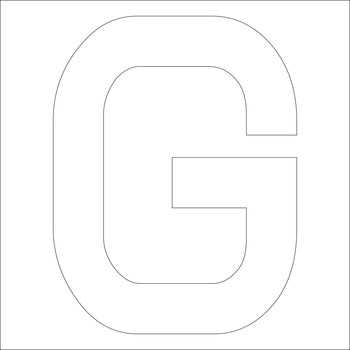 カッティングステッカー 白 グリーンクロス