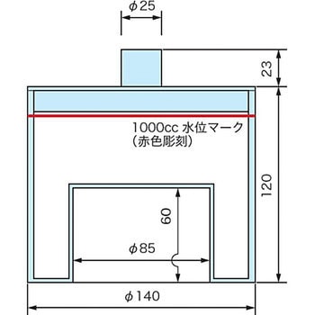 放射線量計測用 マリネリ容器 MAXAM(マクサム) スギヤマゲン