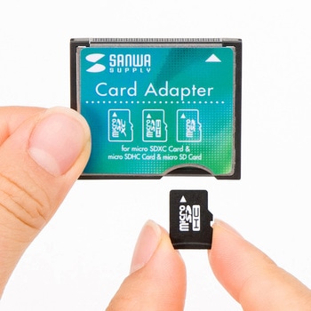 microSD用CF変換アダプタ サンワサプライ
