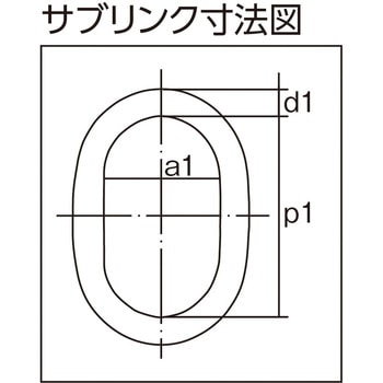 チェンスリング(アイタイプ) サブリンク付マスターリンク HMF KITO(キトー)