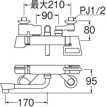 SANEI 【キッチン用混合栓】 modello サーモ混合栓 断熱キャップ付 K1861D wgteh8f