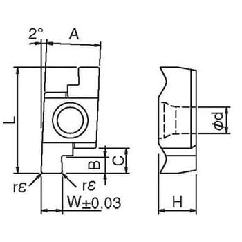 GEL100-005E チップ GEL 1箱(10個) 京セラ 【通販サイトMonotaRO】