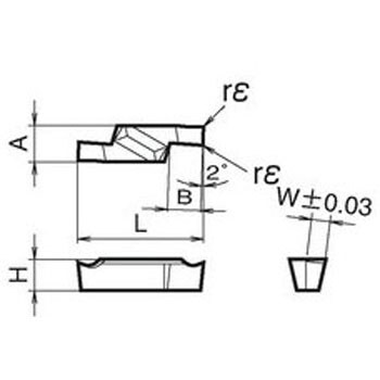 GVFR250-020B PR630 チップ GVFR 1箱(10個) 京セラ 【通販サイトMonotaRO】