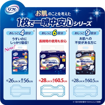 リフレ お肌のことを考えた1枚で一晩中安心パッド リブドゥコーポレーション