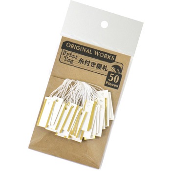 19-1753 糸付き提札 ORIGINAL WORKS(ササガワ) 40635395