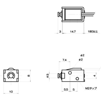 CA03156300 プルソレノイド CA0315 1個 タカハ機工 【通販サイトMonotaRO】