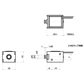 CA05200380 プルソレノイド CA0520 1個 タカハ機工 【通販サイトMonotaRO】