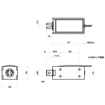 CA08470090 プルソレノイド CA0847 1個 タカハ機工 【通販サイトMonotaRO】