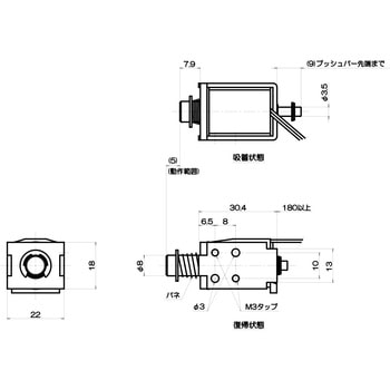 ブッシュソレノイド CB0830 タカハ機工