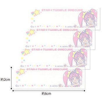 スター トゥインクルプリキュア ネームラベル パイオニア アップリケ ワッペン 通販モノタロウ