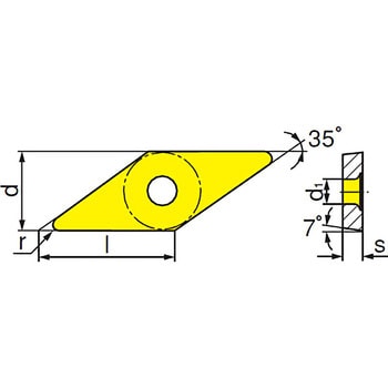 VCGT 110304-AS IC520 チップ VCGT-AS 1箱(10個) イスカル 【通販