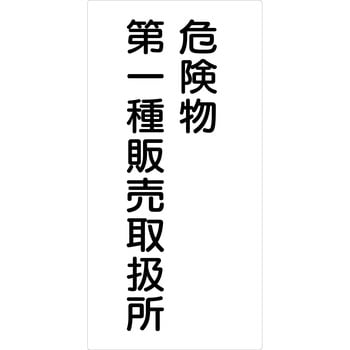 危険物標識タテ マグネット仕様 グリーンクロス