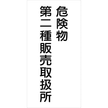 危険物標識タテ マグネット仕様 グリーンクロス