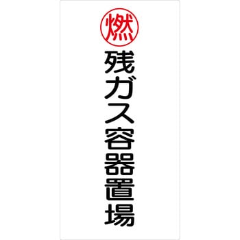 危険物標識タテ マグネット仕様 グリーンクロス