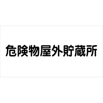 危険物標識ヨコ マグネット仕様 グリーンクロス